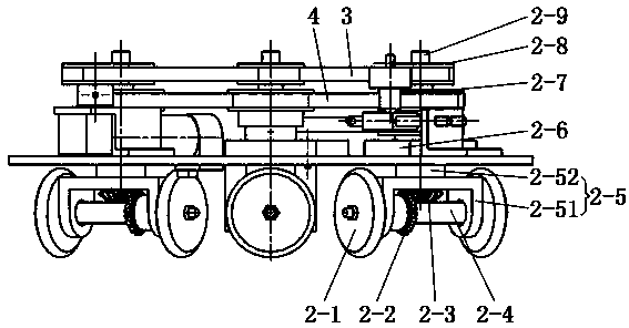 Full steering moving chassis