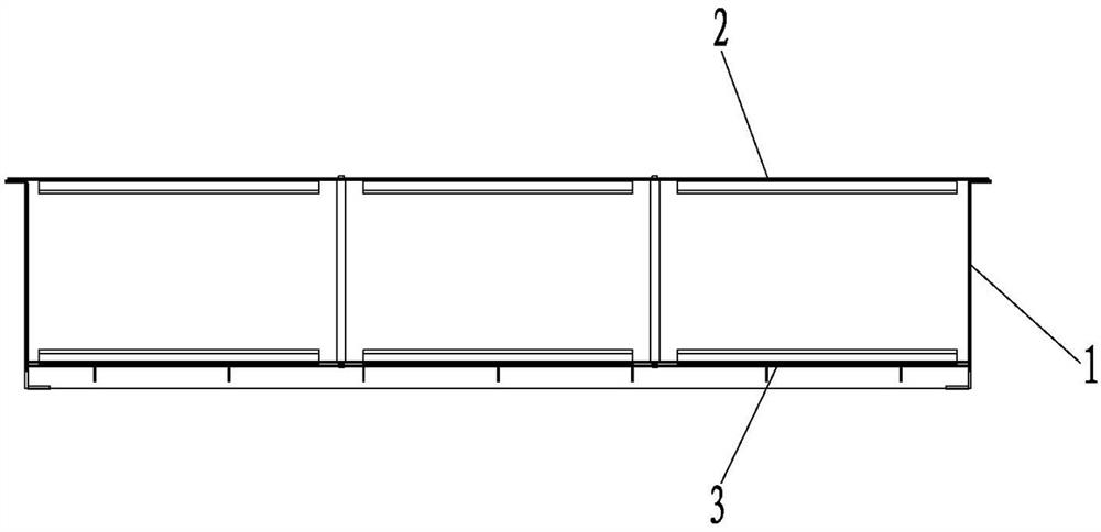 Processing method of spray box in preheating section and final cooling section