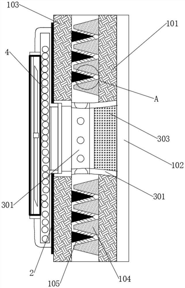 Breathable protective clothing used in low-temperature environment