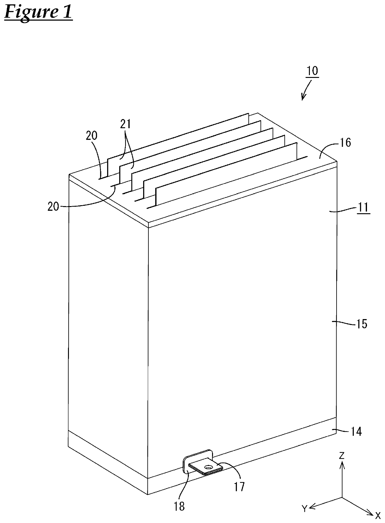 Cooling member and power storage module