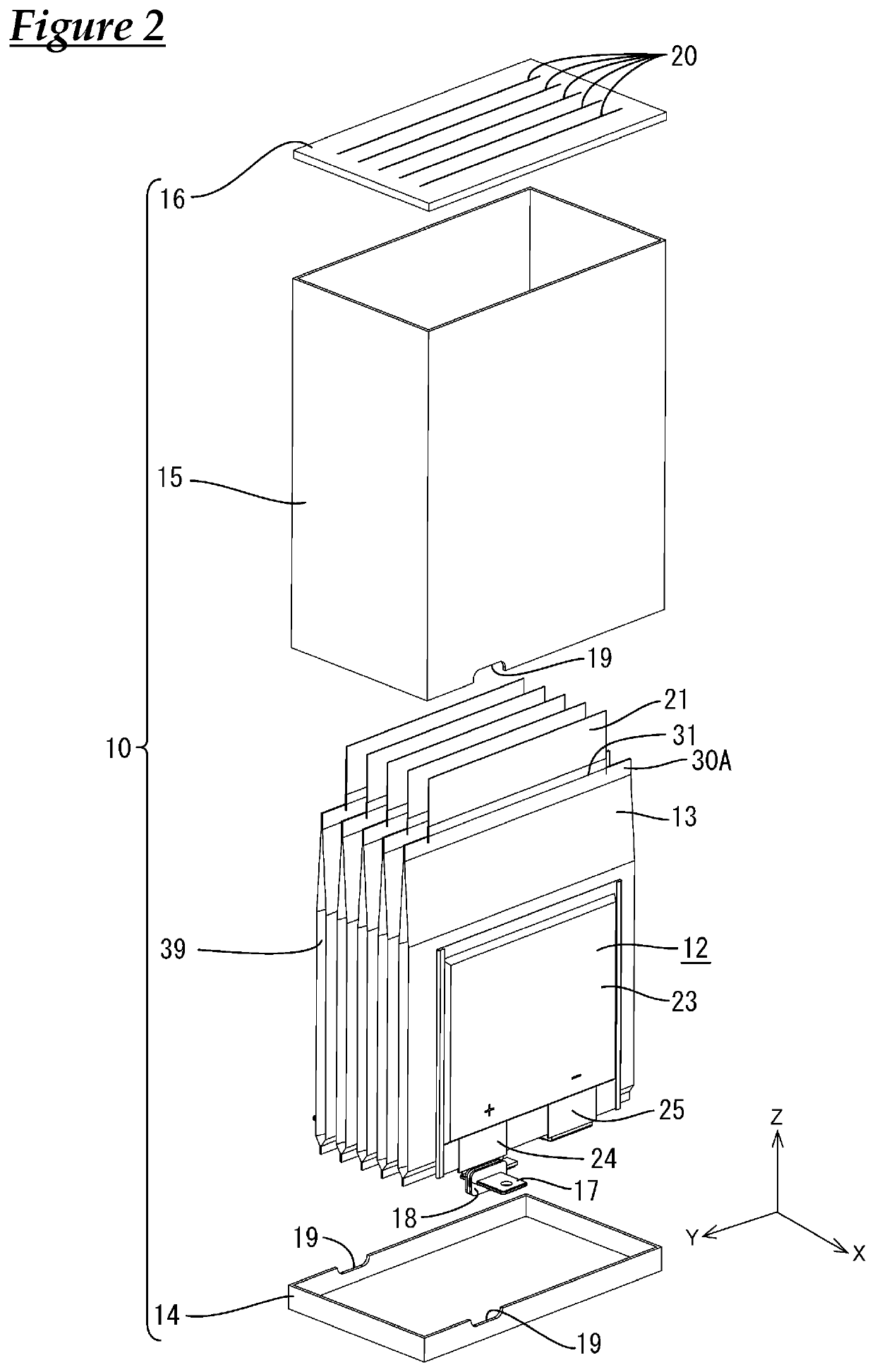 Cooling member and power storage module