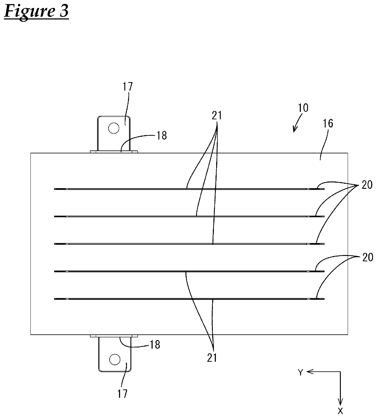 Cooling member and power storage module