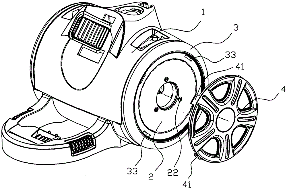 Walking wheel of dust collector