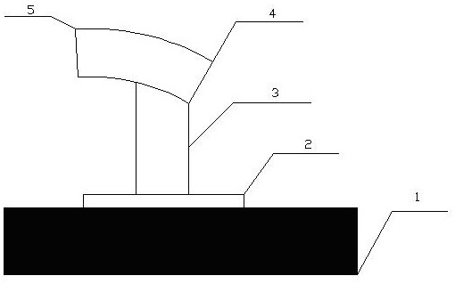 Forward construction method for oblique crossing bias tunnel