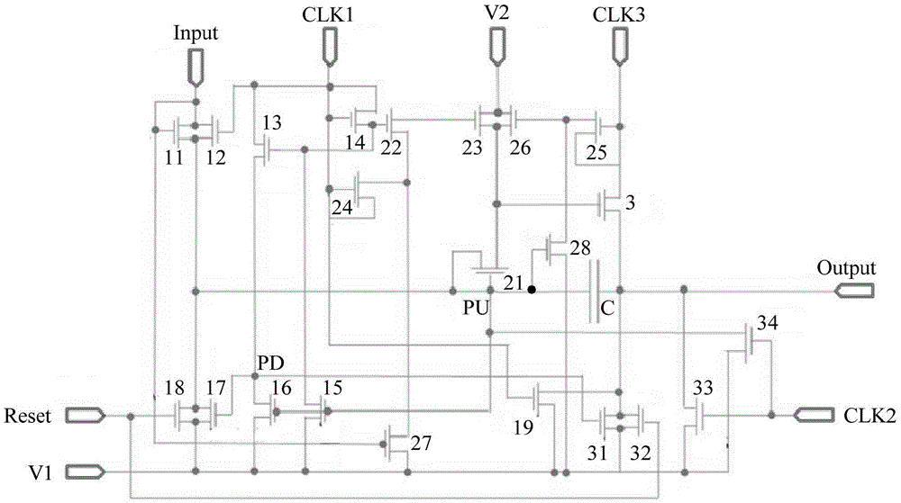 GOA circuit, driving method and display device