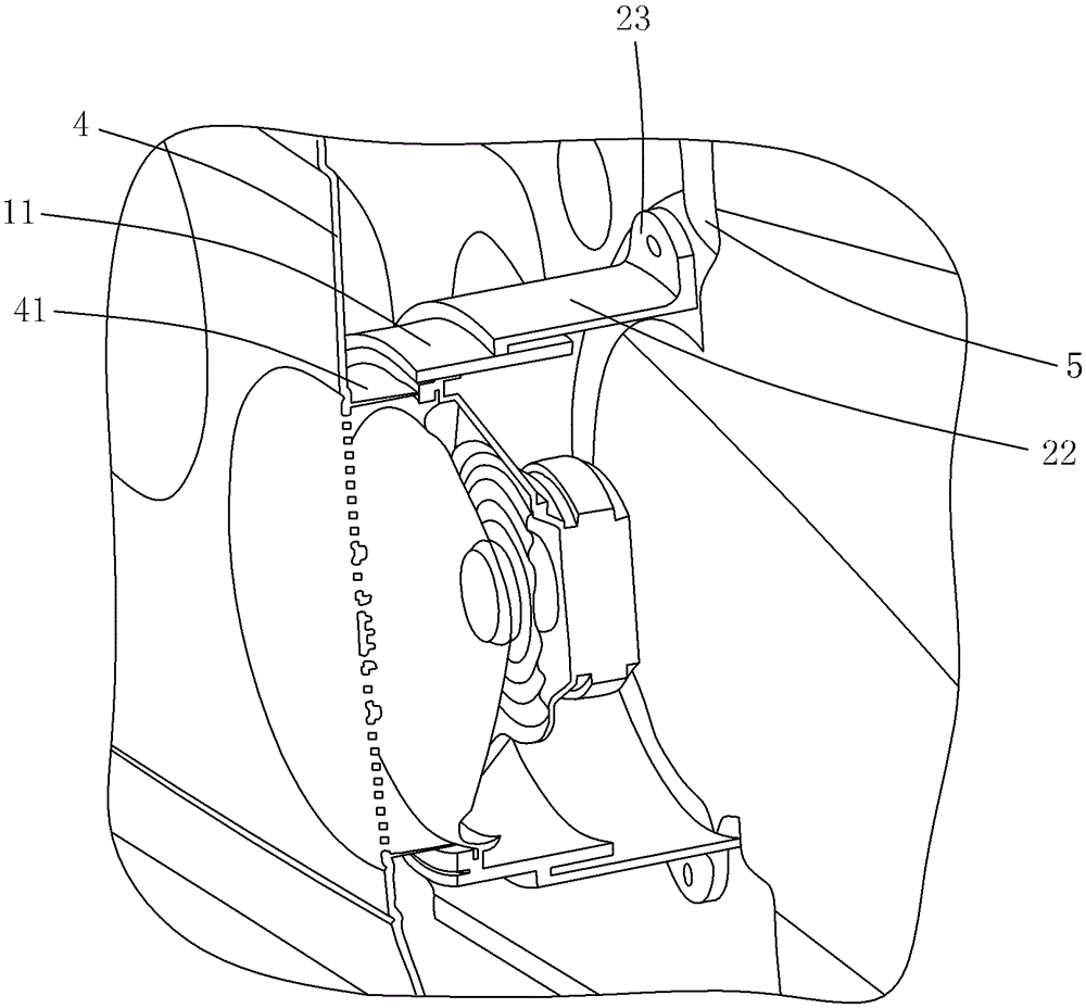 A kind of pot frame platform speaker assembly