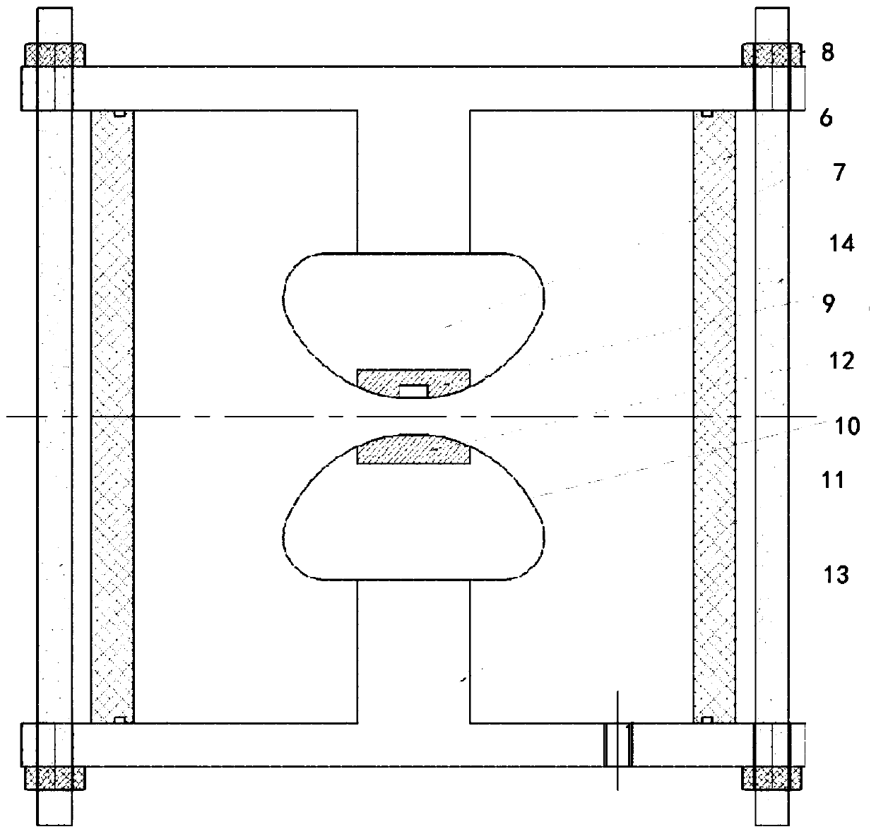 Counterattack voltage protection device of compact high-capacity thunder and lightning generation device triggering system