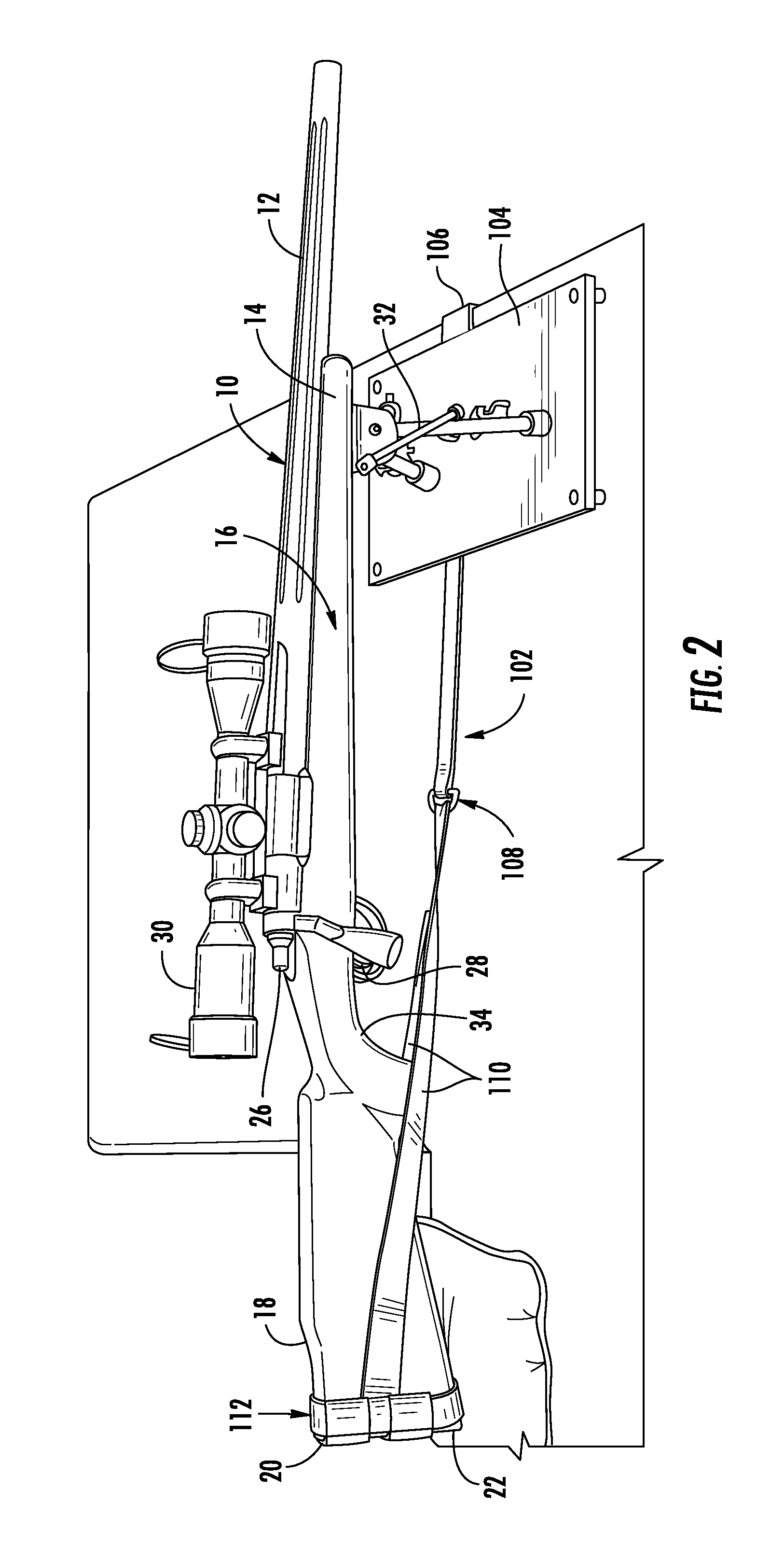 Recoil reduction and sighting-in system for a firearm