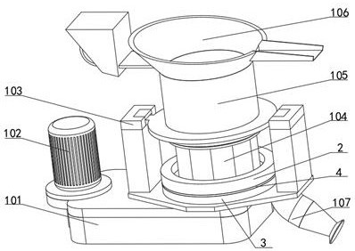 Concrete spraying machine for building foundation reinforcement