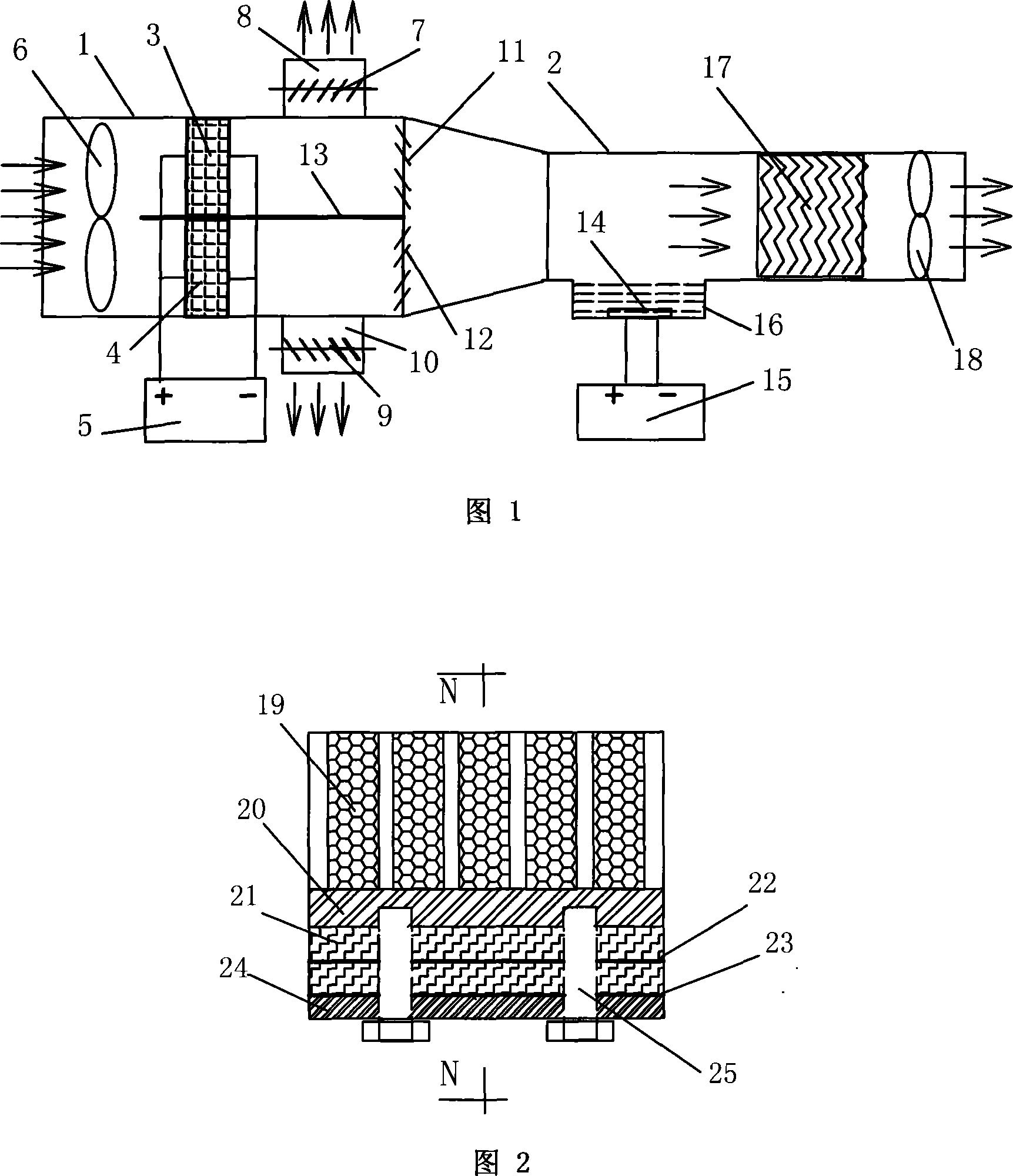Vaporizing and cooling air conditioning device based on ultrasonic technology