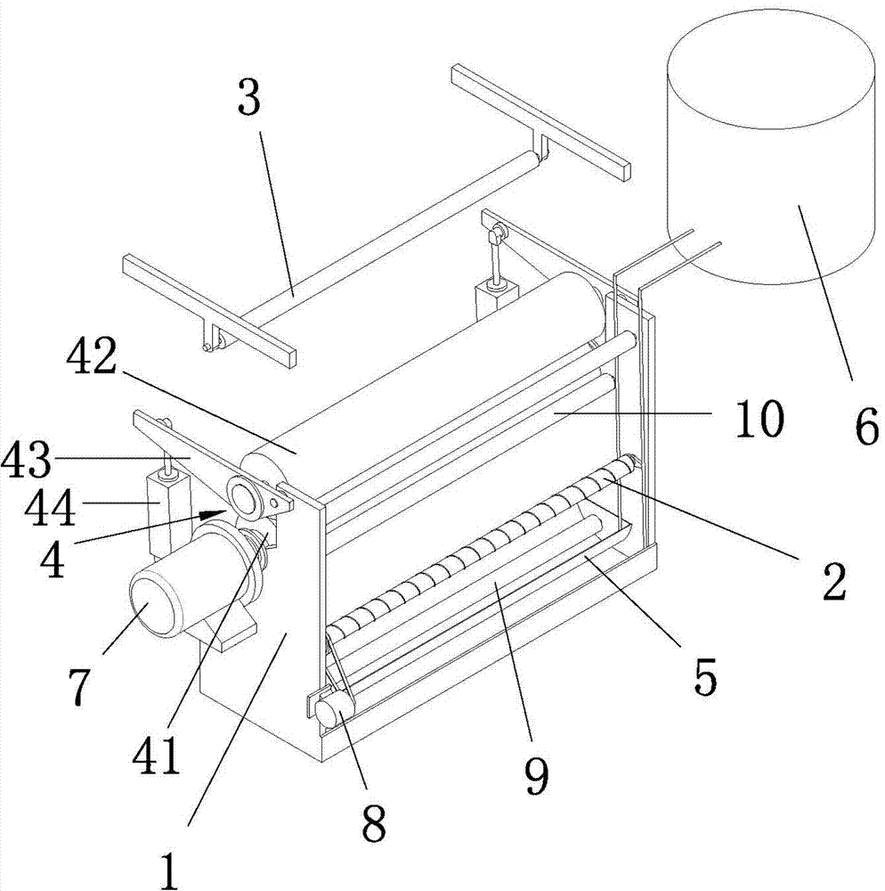 Cloth skew rolling mill