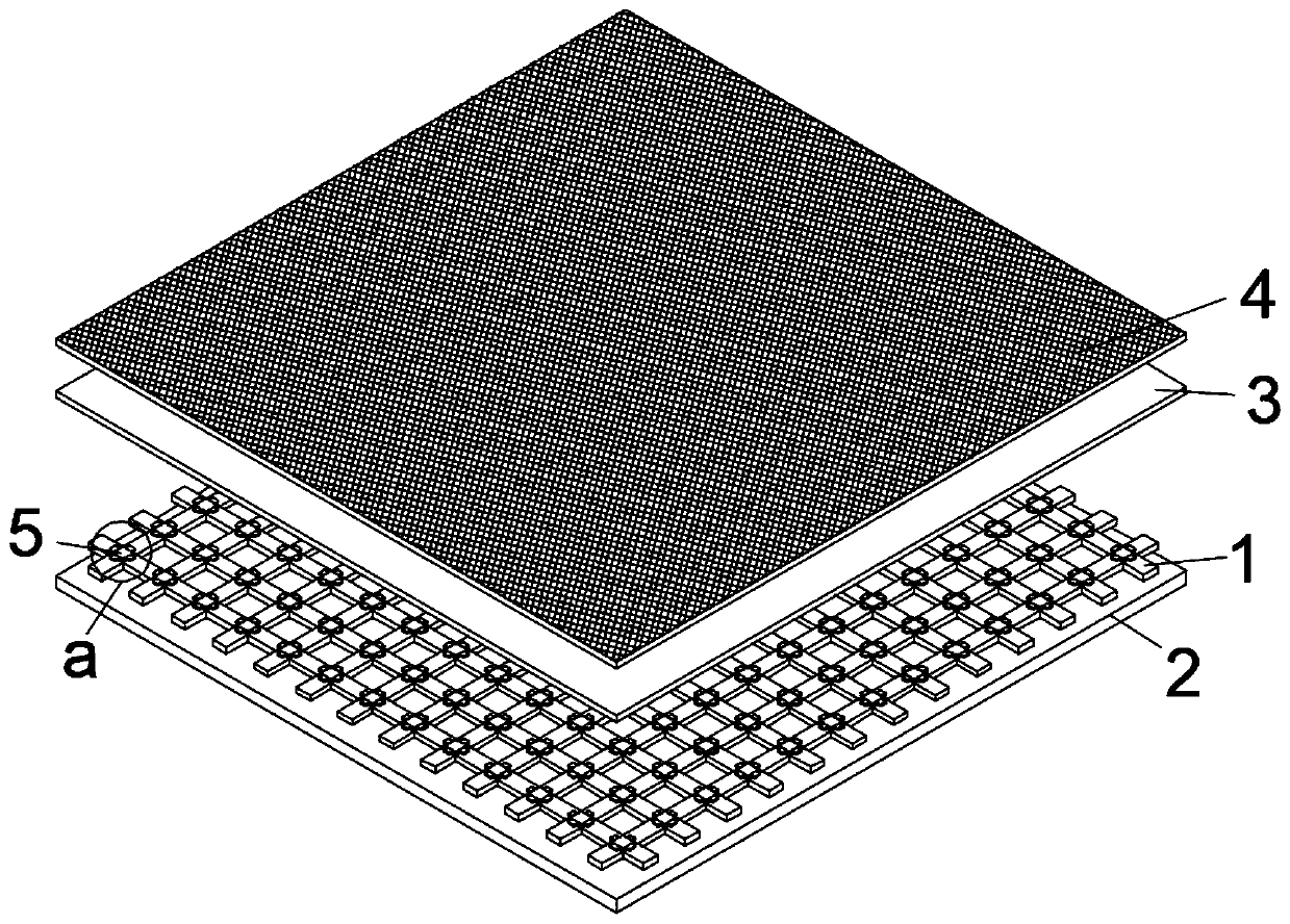 Wear-resistant trampoline cloth and treatment process thereof