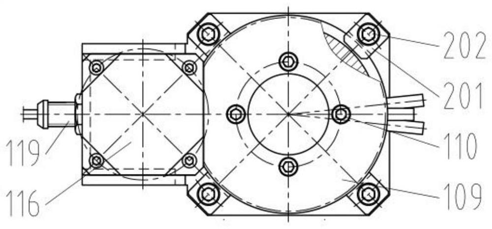 A rotary fire head device and method for sealing quartz glass tubular devices