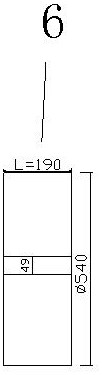 Roasting furnace burner channel refractory ramming material construction method