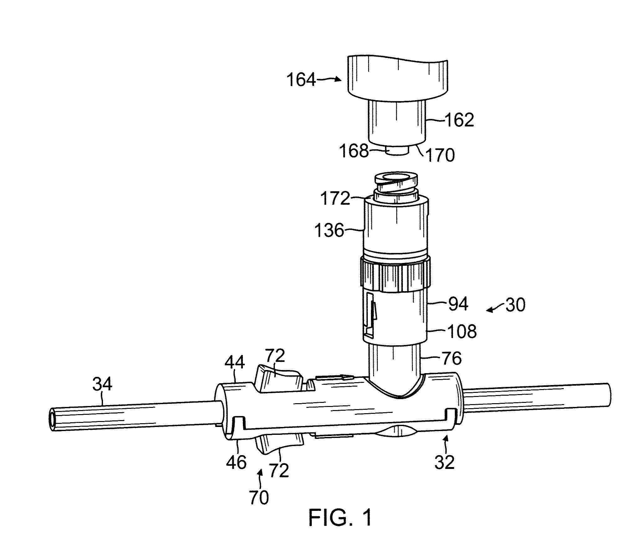 Apparatus for selectively establishing a needleless injection port on iv tubing, and associated methods