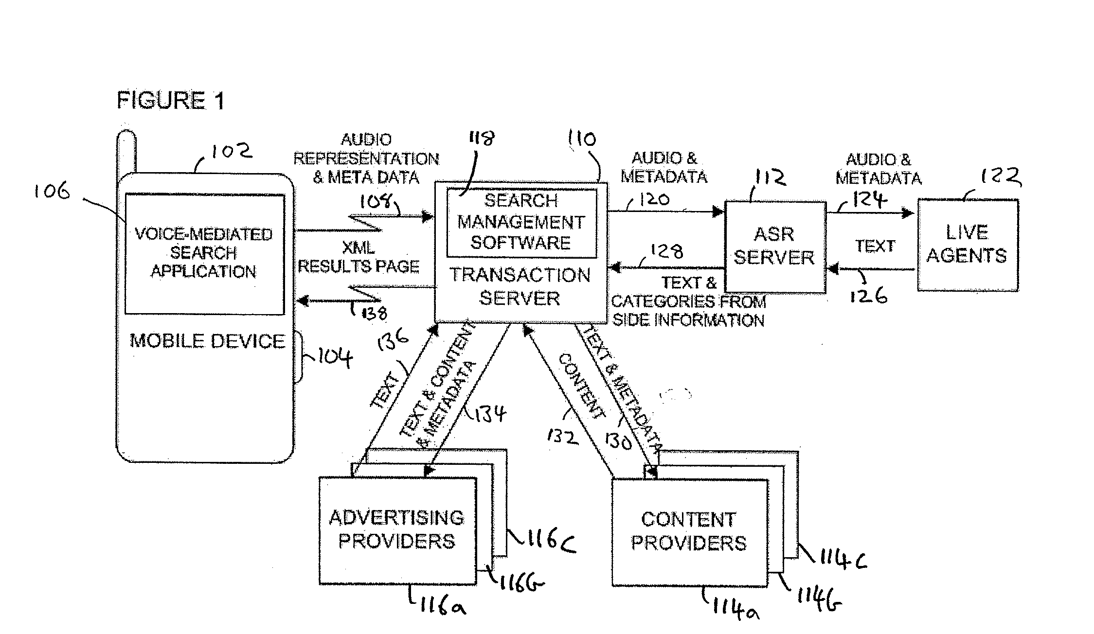 Local storage and use of search results for voice-enabled mobile communications devices