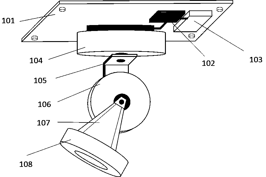 Severe visual environment unmanned aerial vehicle detection system and detection method thereof based on ultrasonic waves