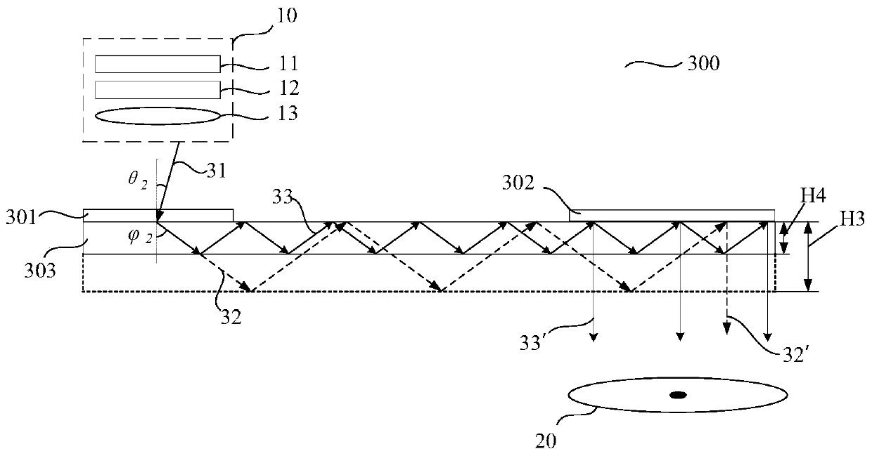 Waveguide structure, display device, and electronic equipment