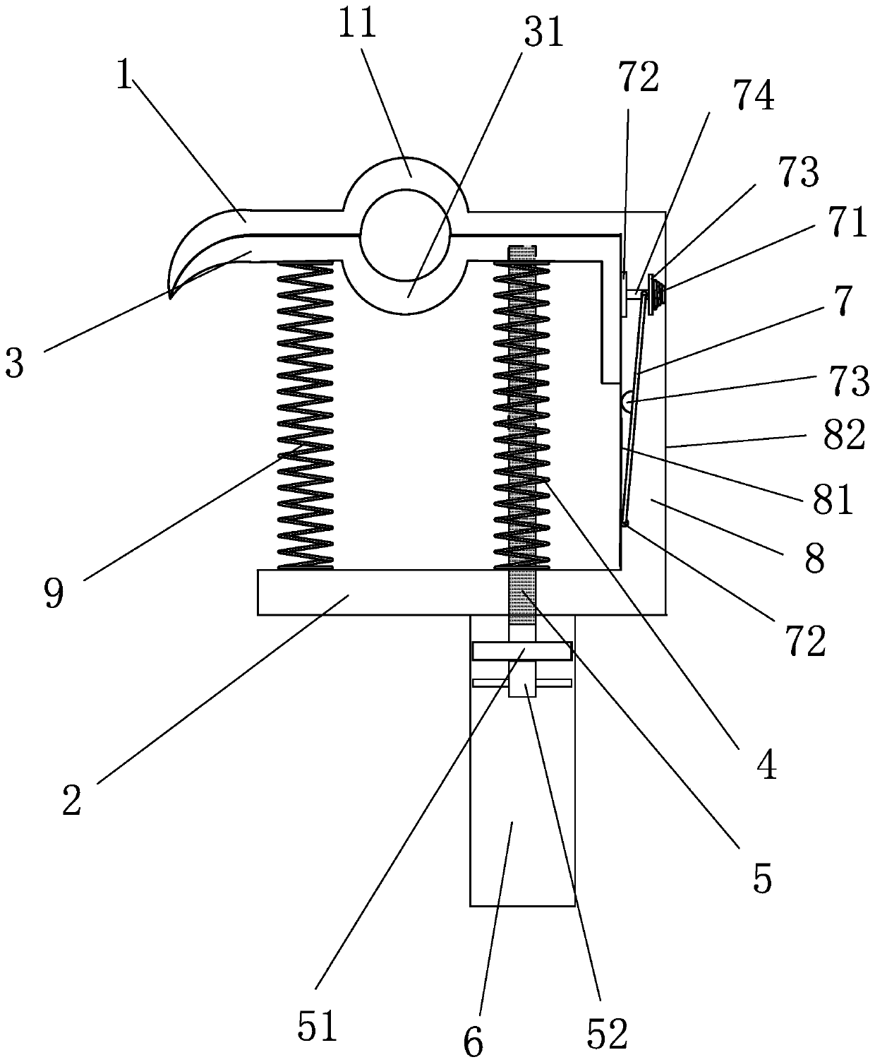 220 kV outdoor power transformation equipment grounding wire clamp based on unmanned aerial vehicle technology