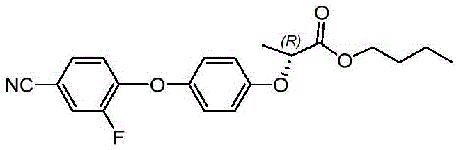 Method for preparing cyhalofop-butyl