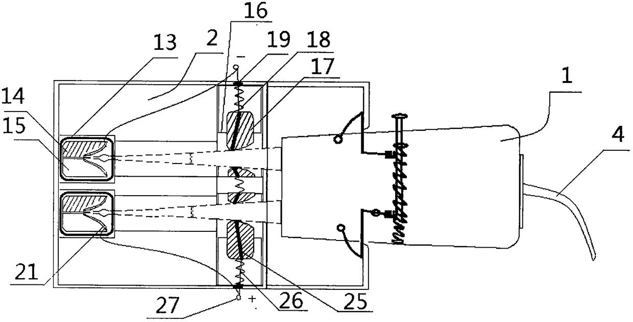 A graphene new energy electric vehicle charging plug device and method thereof