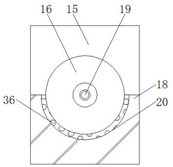 Food stirring machine for aquatic product processing