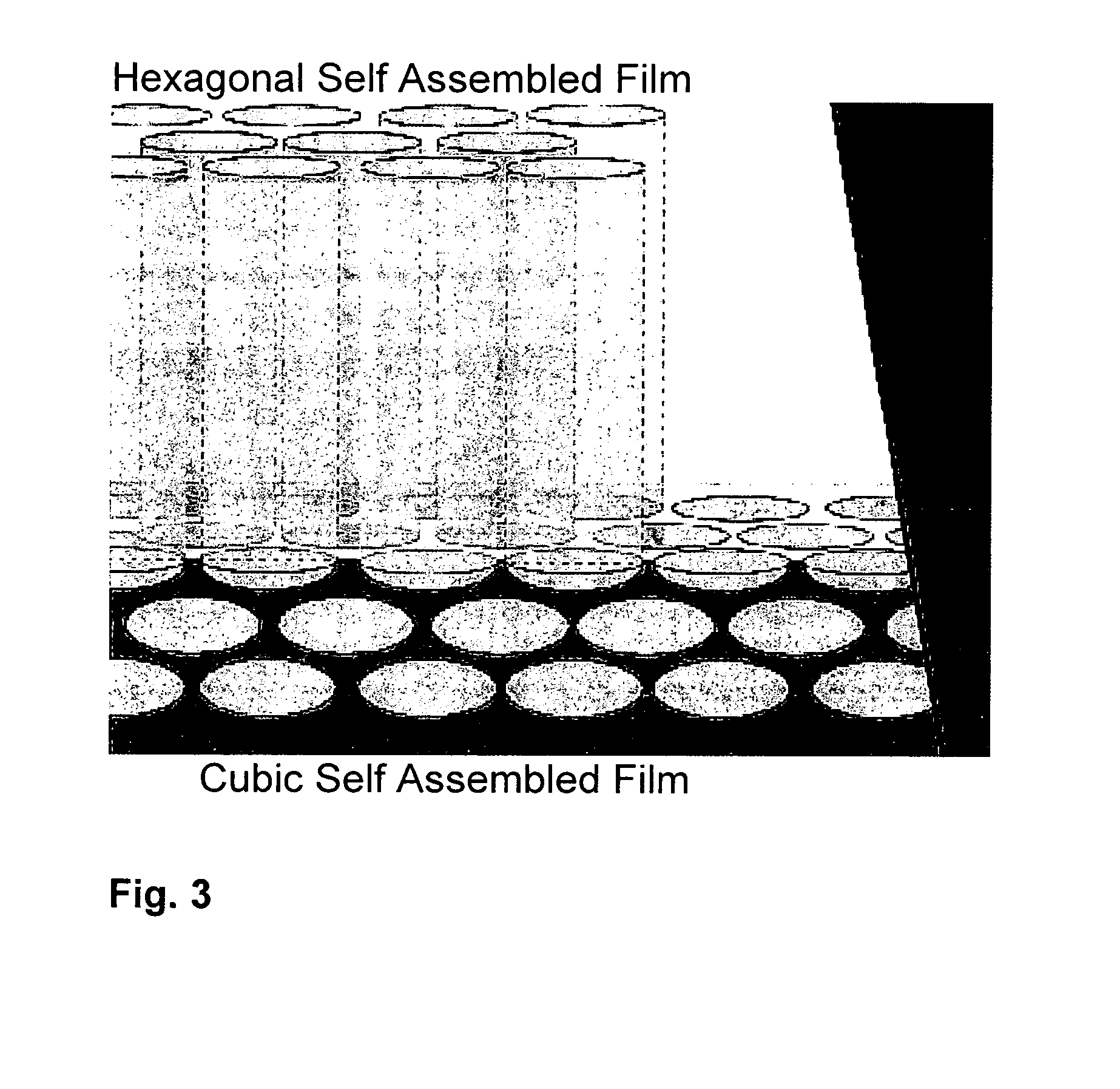 Ordered vertically oriented porous inorganic films produced through solution processing