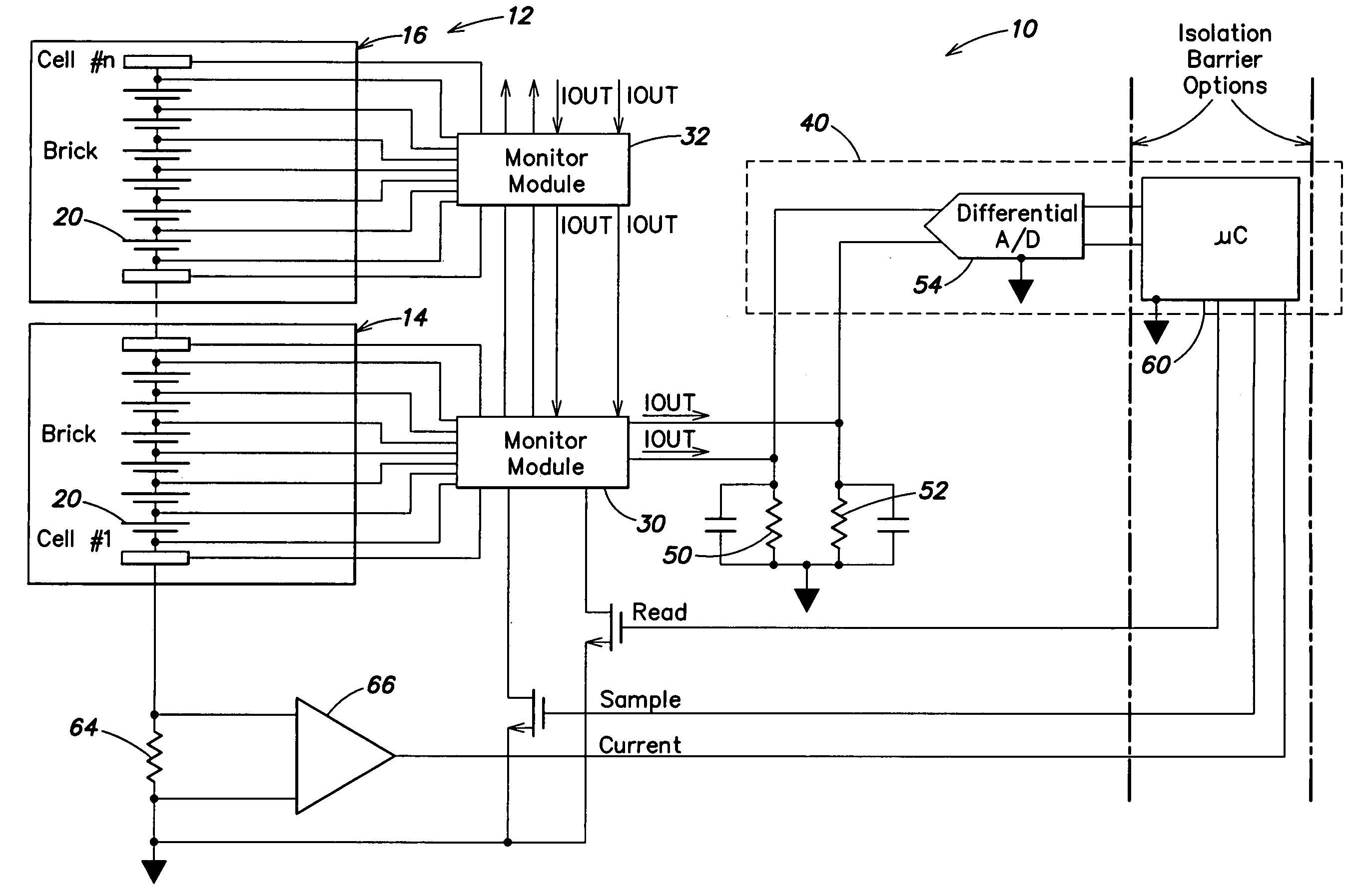 Methods and apparatus for battery monitoring