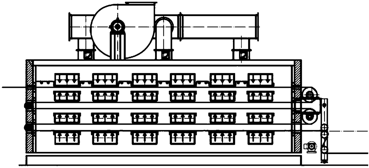 Roller singeing and sizing process for purified cotton warp