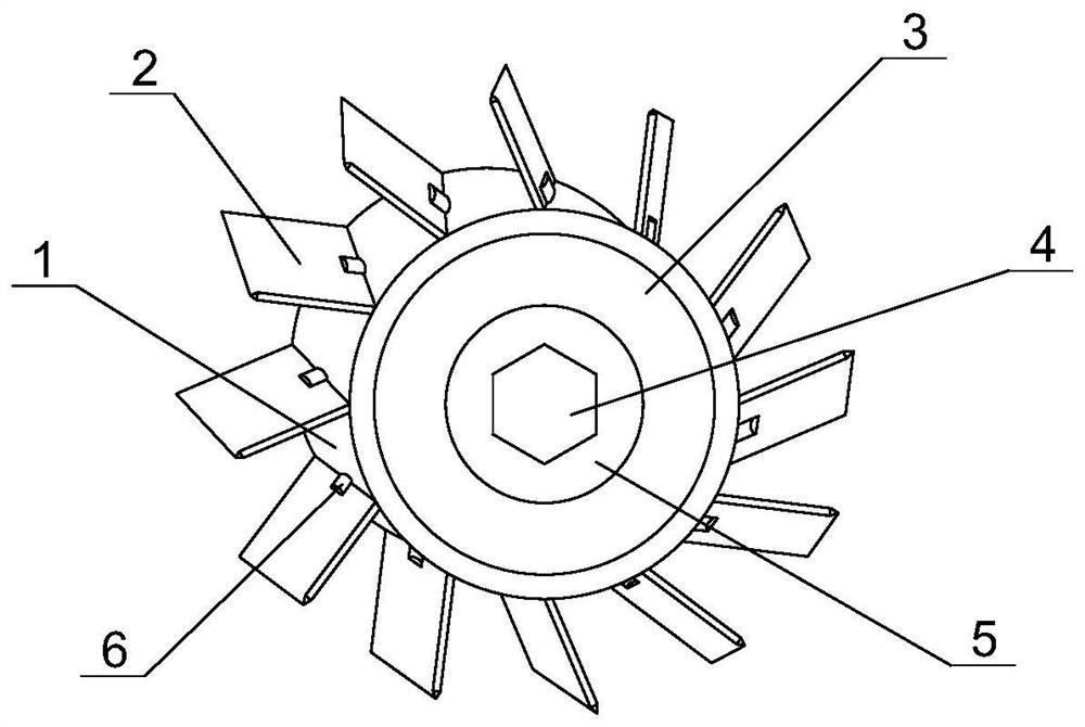 Axial flow fan impeller