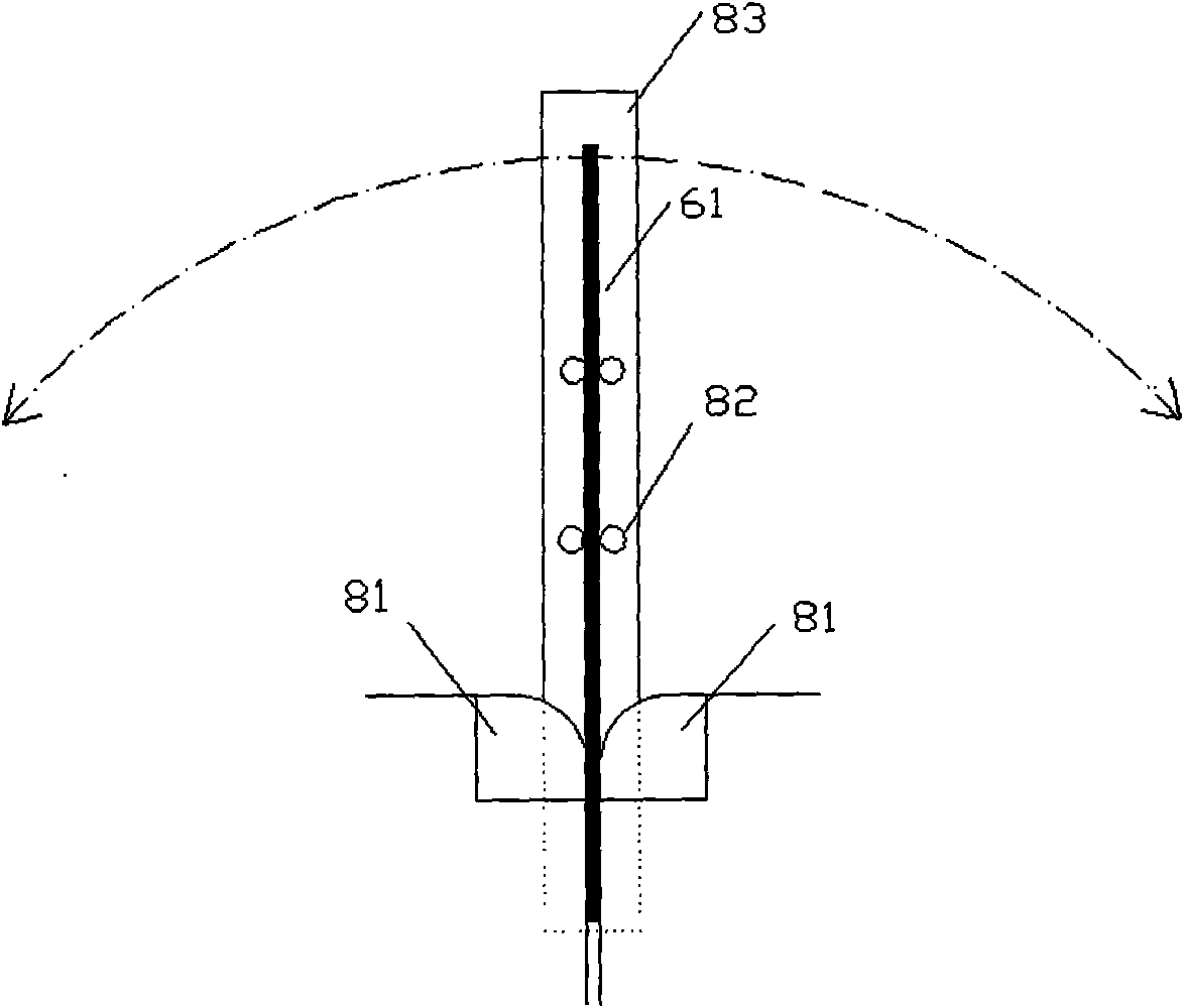 Device and method for repeated bending tests under complex load