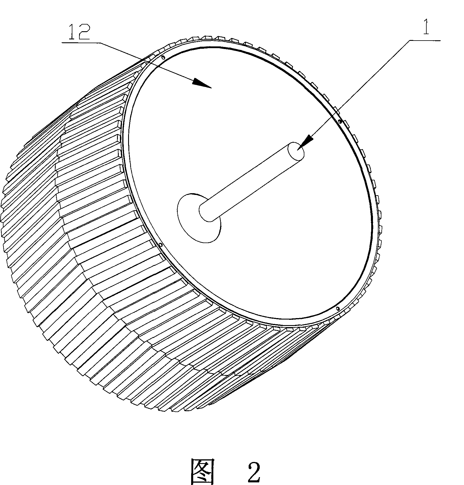 Hub for embedded independent driving system and steering system