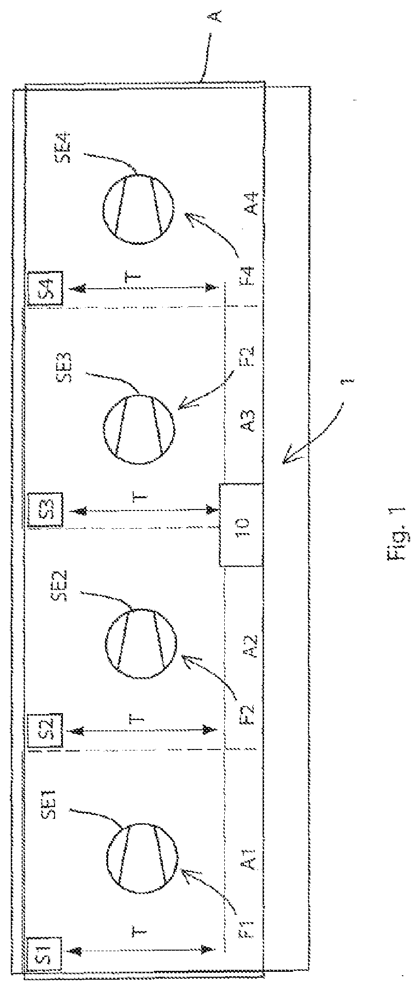 Auto-addressing with position determination of bus subscribers