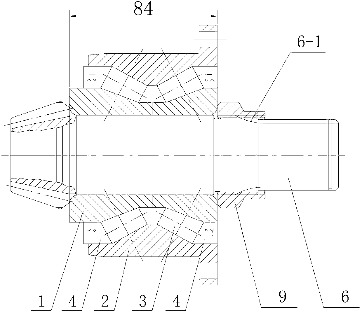 Bearing unit for supporting transmission shaft and gear reducer