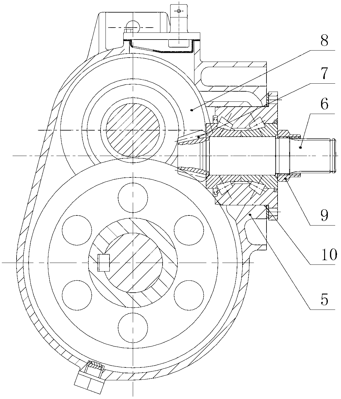 Bearing unit for supporting transmission shaft and gear reducer