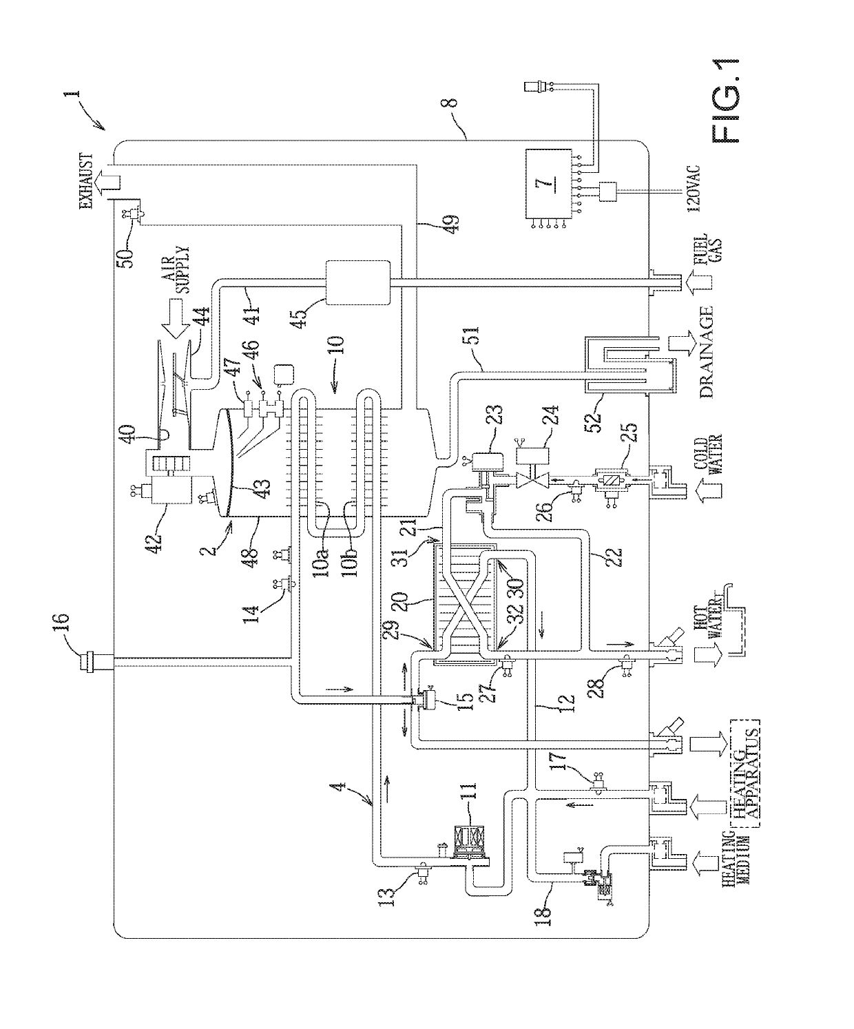 Heating and hot water supply device