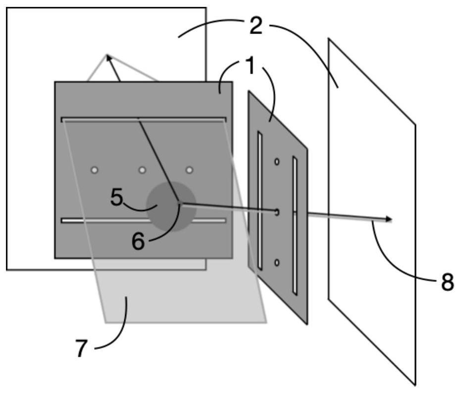 Multi-gamma photon coincidence imaging system and method based on slit-hole hybrid collimator
