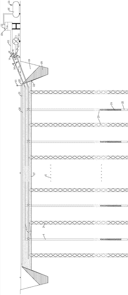 Vacuum preloading and leaching coupling cleaning type foundation treatment system