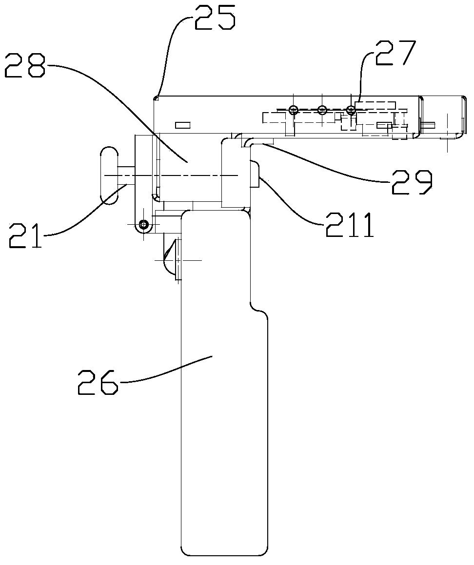 Fixing device for monitoring video of ZD6 point switch gap