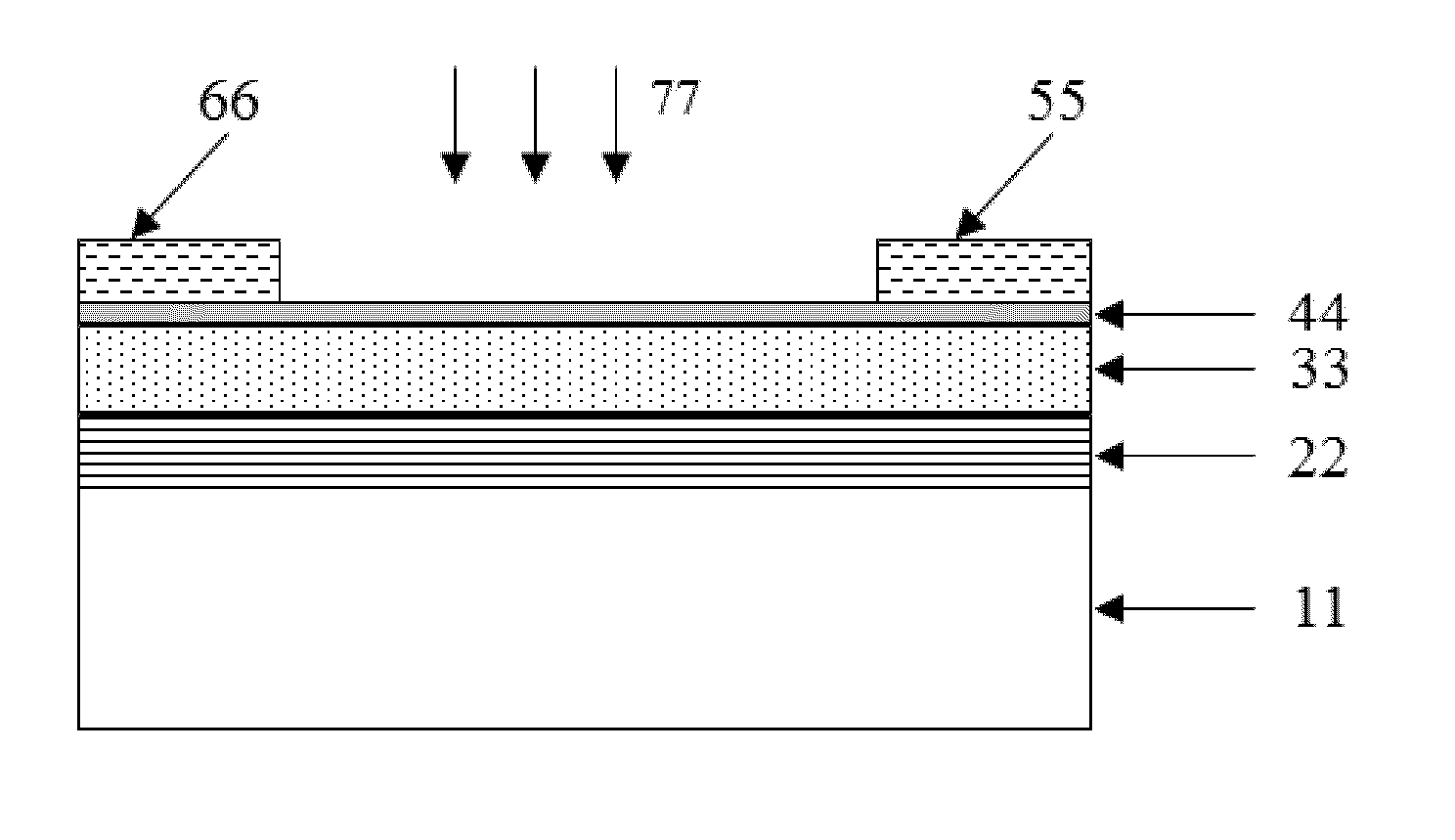 Graphene transistor optical detector based on metamaterial structure and application thereof