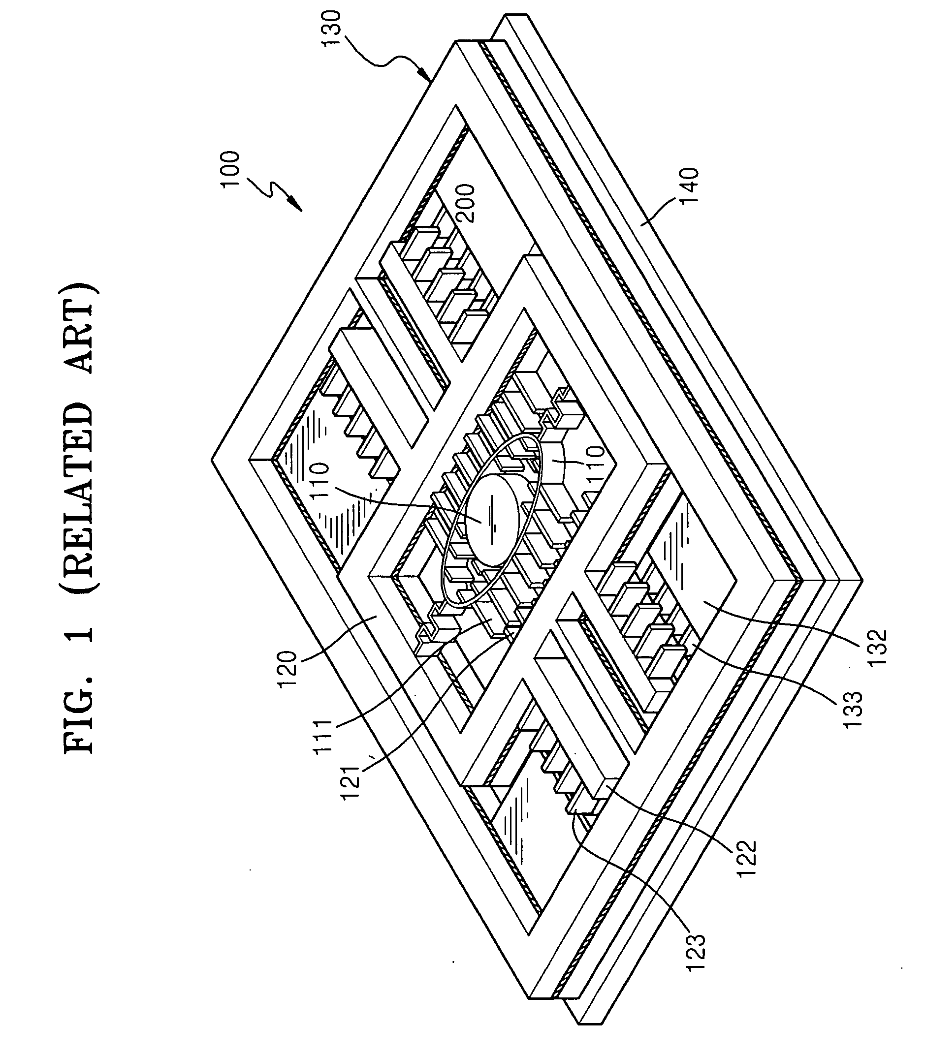 Double-sided etching method using embedded alignment mark