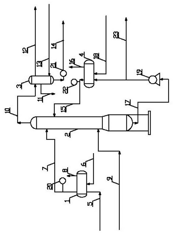 Solvent absorption method and device for vinyl chloride rectification tail gas