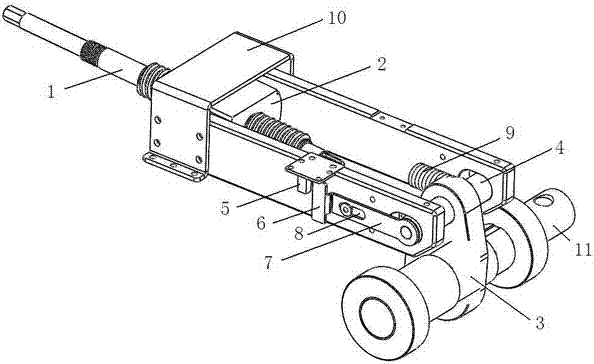 A Detection Mechanism for Obstruction of Rotary Motion Controlled by Linear Vice