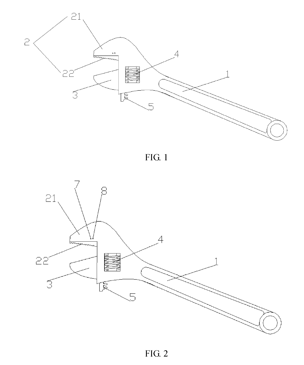 V-shaped bionic wrench