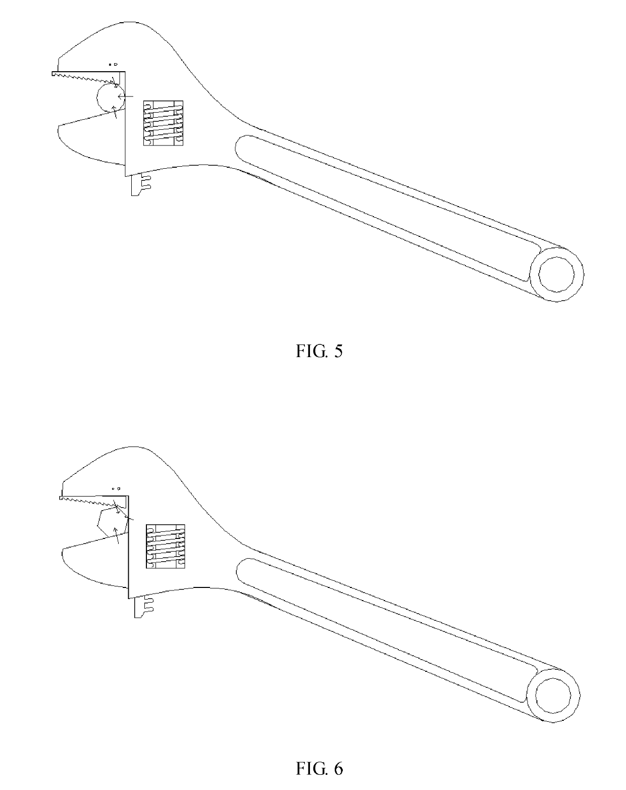 V-shaped bionic wrench