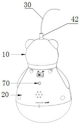 Spinning top intelligent sensing toy for pets