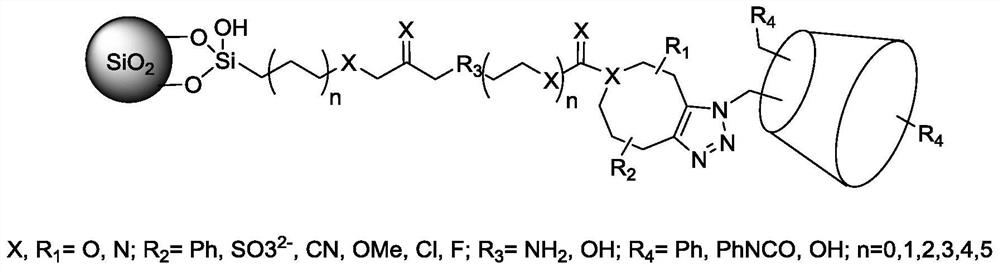 A kind of preparation method of cyclodextrin chromatography stationary phase