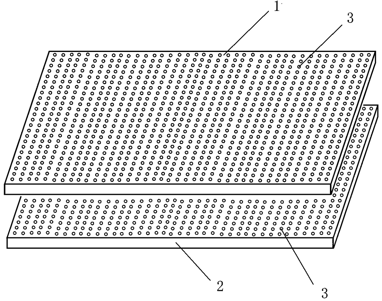 Compression mold with overflow holes and fitting and preparation scheme thereof