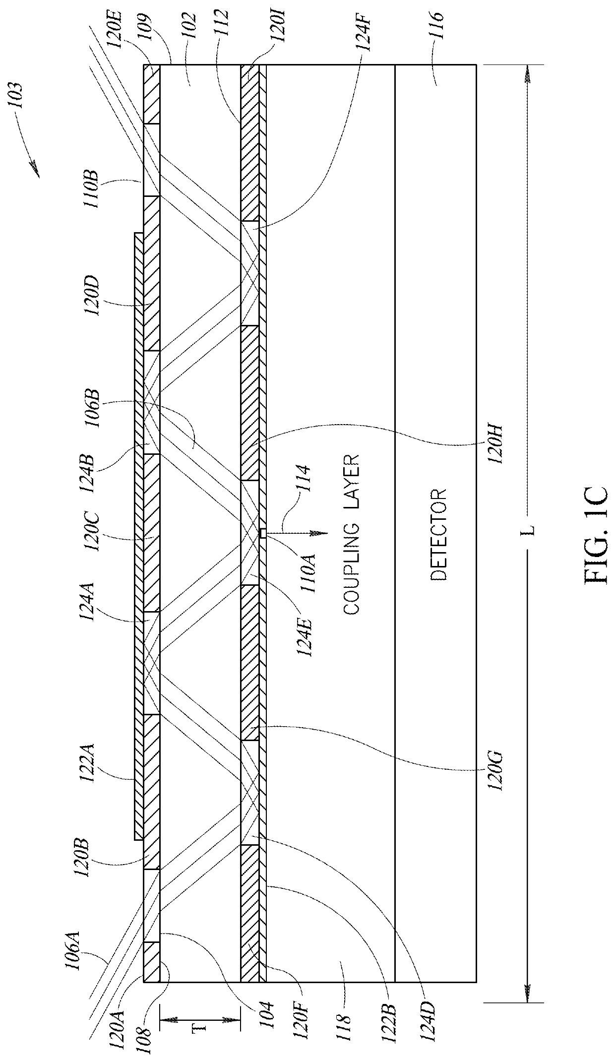 Integration of optical components within a folded optical path