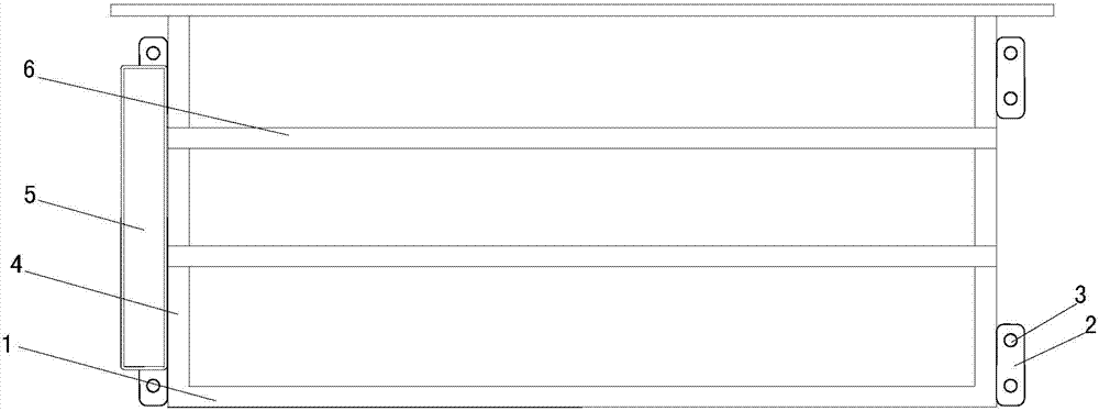 Small local area network module fixing device